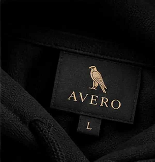 AVERO woven neck label